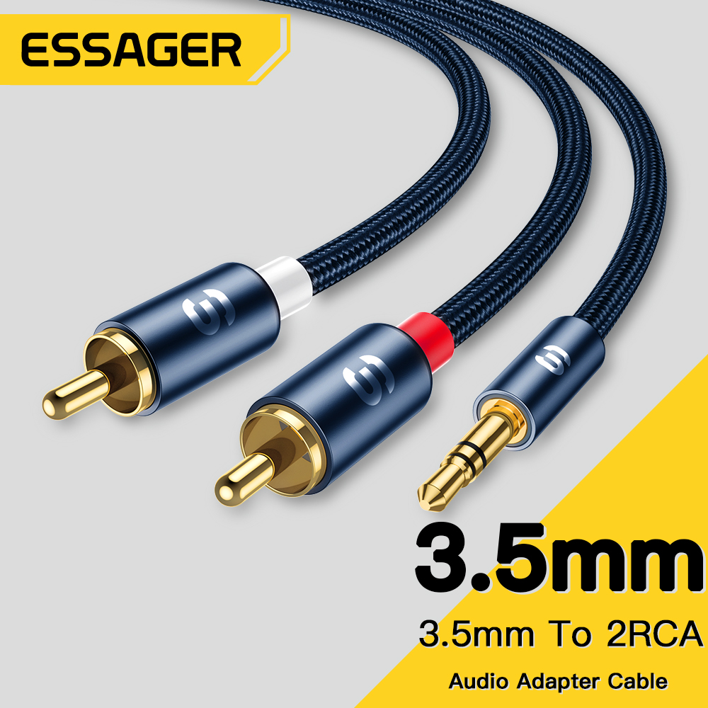 Home Cinema Dvd - Essager kable Audio 3.5mm Jack to