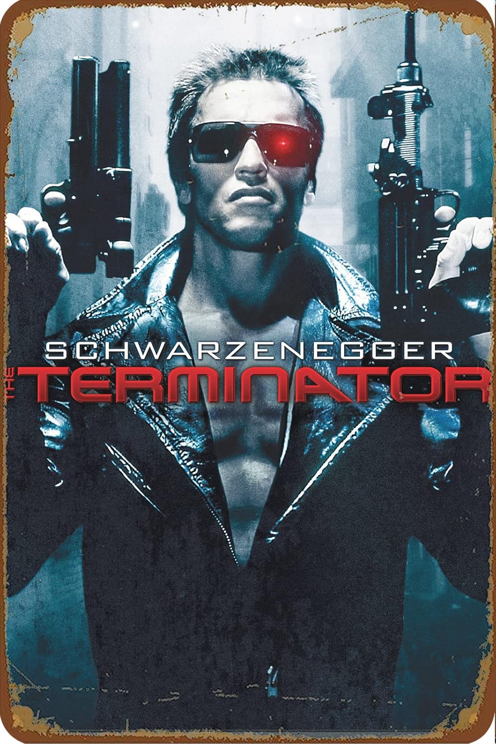 Home Cinema Logo - Gerrit Terminator - Metalowy Plakat w