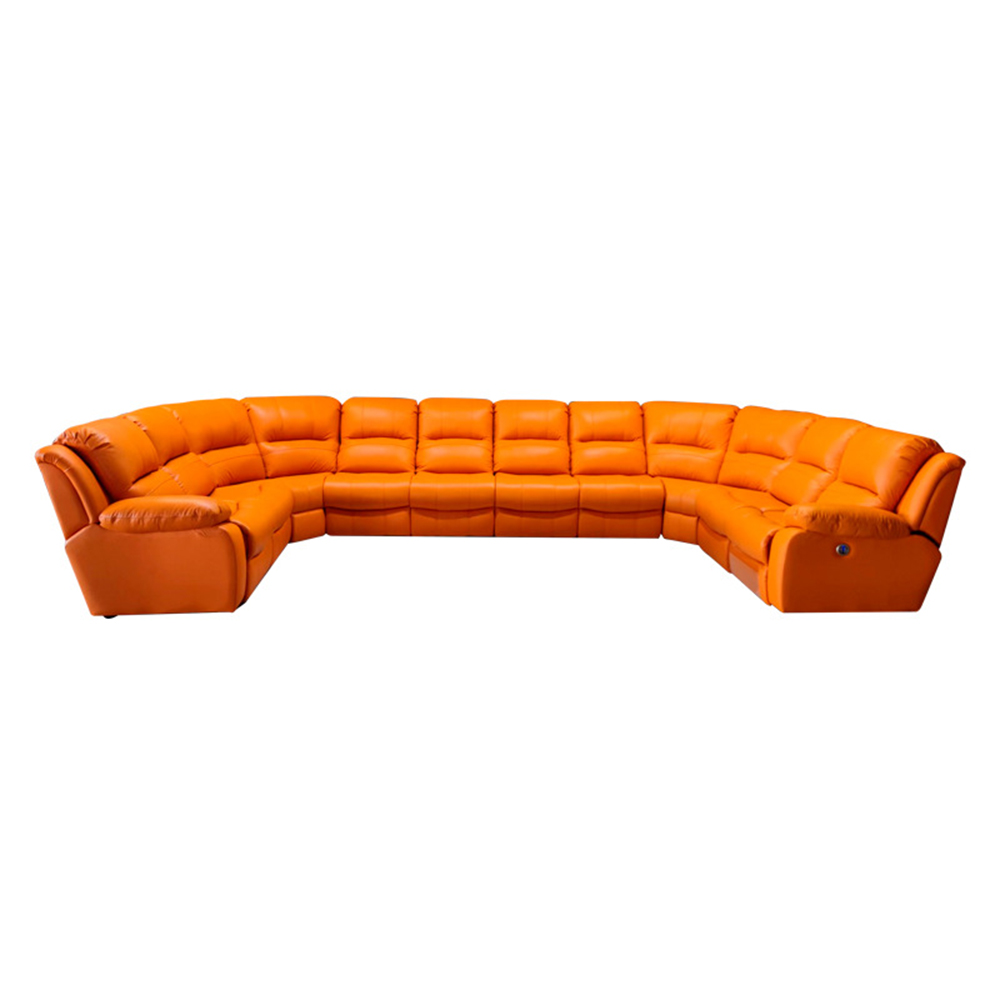Home Cinema Room - Luksusowa, ponadwymiarowa rozkładana sofa segmentowa z