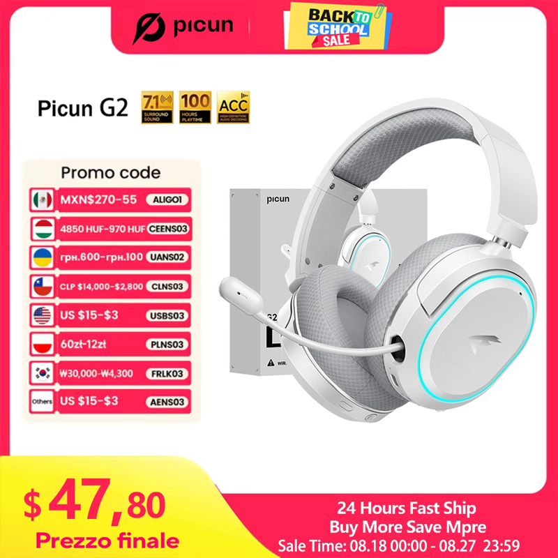 Home Cinema Headphones - Picun G2 Bezprzewodowy zestaw słuchawkowy Bluetooth