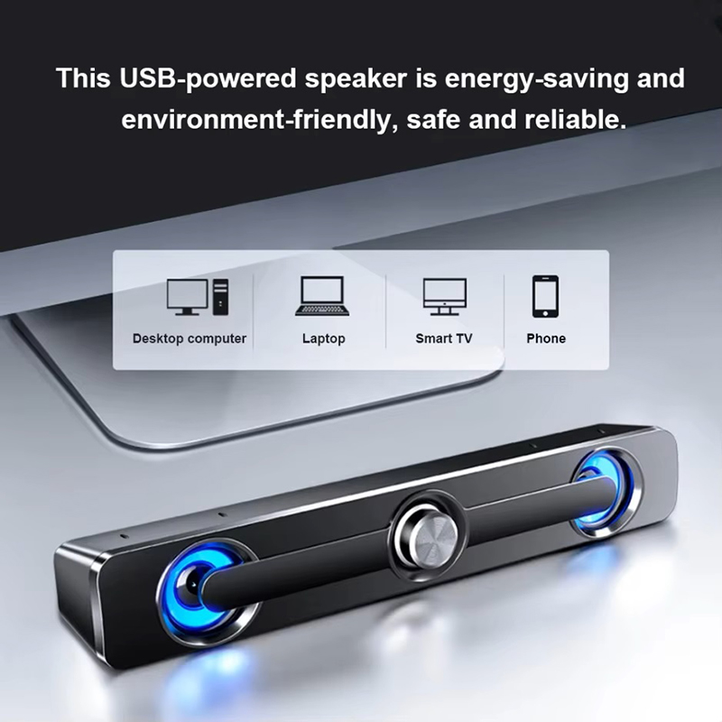 Home Cinema Audio System - Głośnik przewodowy Soundbar Przenośny Głośnik Barowy