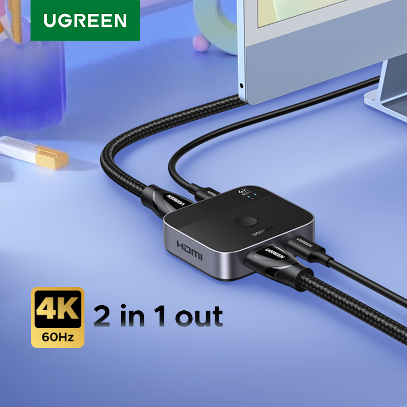 Home Cinema Dvd - UGREEN Przełącznik HDMI USB C 2