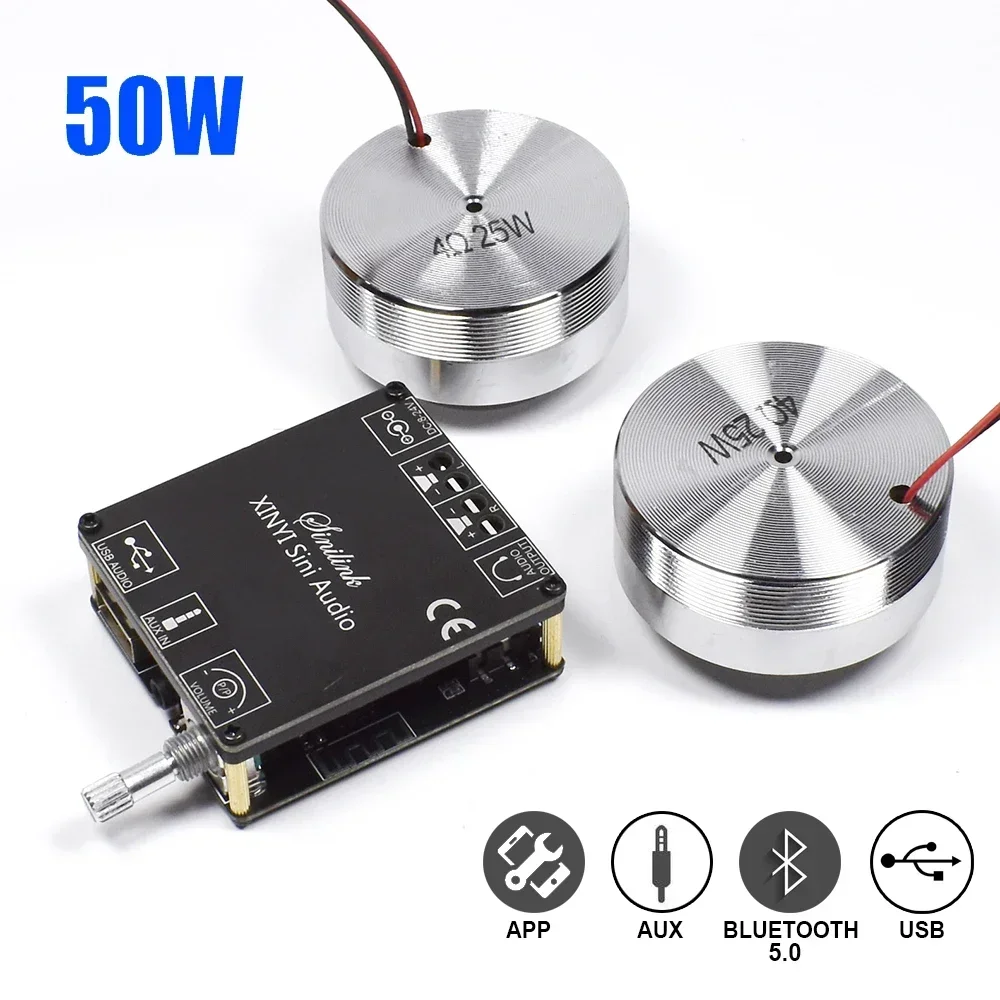 Genius Home Cinema - 2*25W przenośny głośnik wibracyjny stereo głośnik