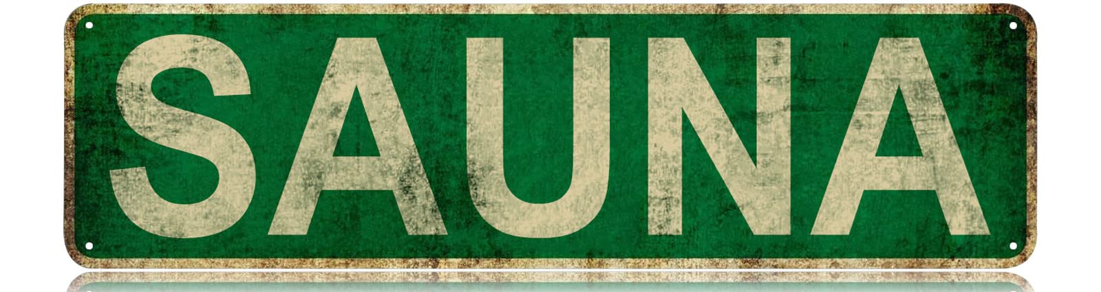 Home Cinema Logo - Sauna Slim Tin Sign Street Funny
