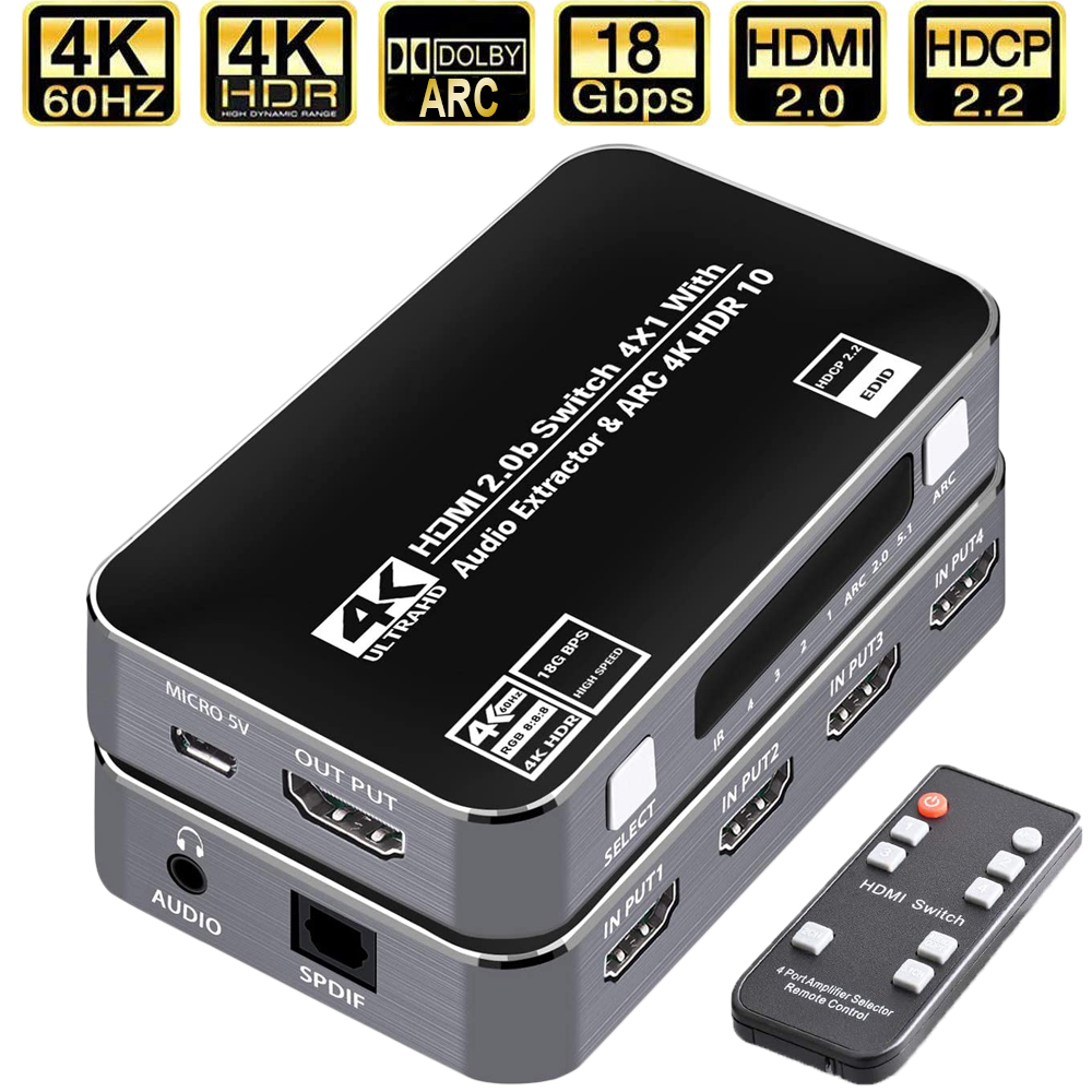 Home Cinema Apple - Przełącznik HDMI 60Hz 4K HDR HDMI