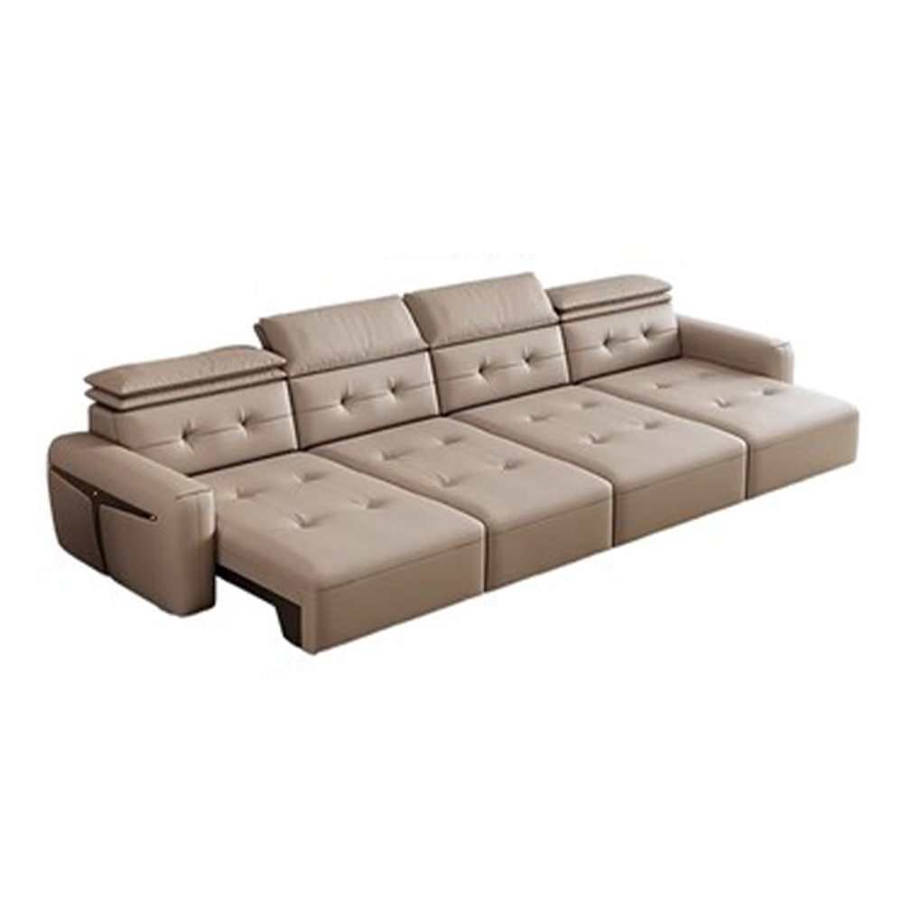 Home Cinema Room - MINGDIBAO Skórzana rozkładana sofa elektryczna z