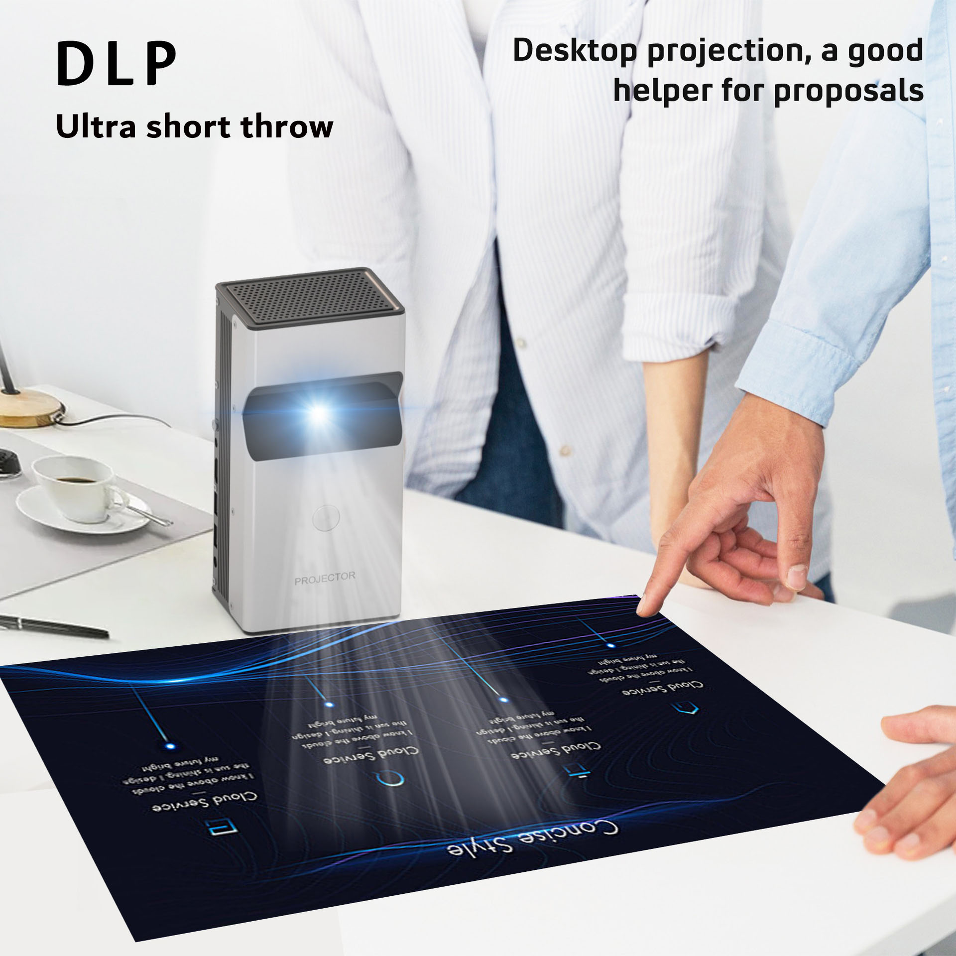 ZXY Lonnst L26 Przenośny Mini  – Home Cinema Ultra Short Throw Projector recenzja i cena