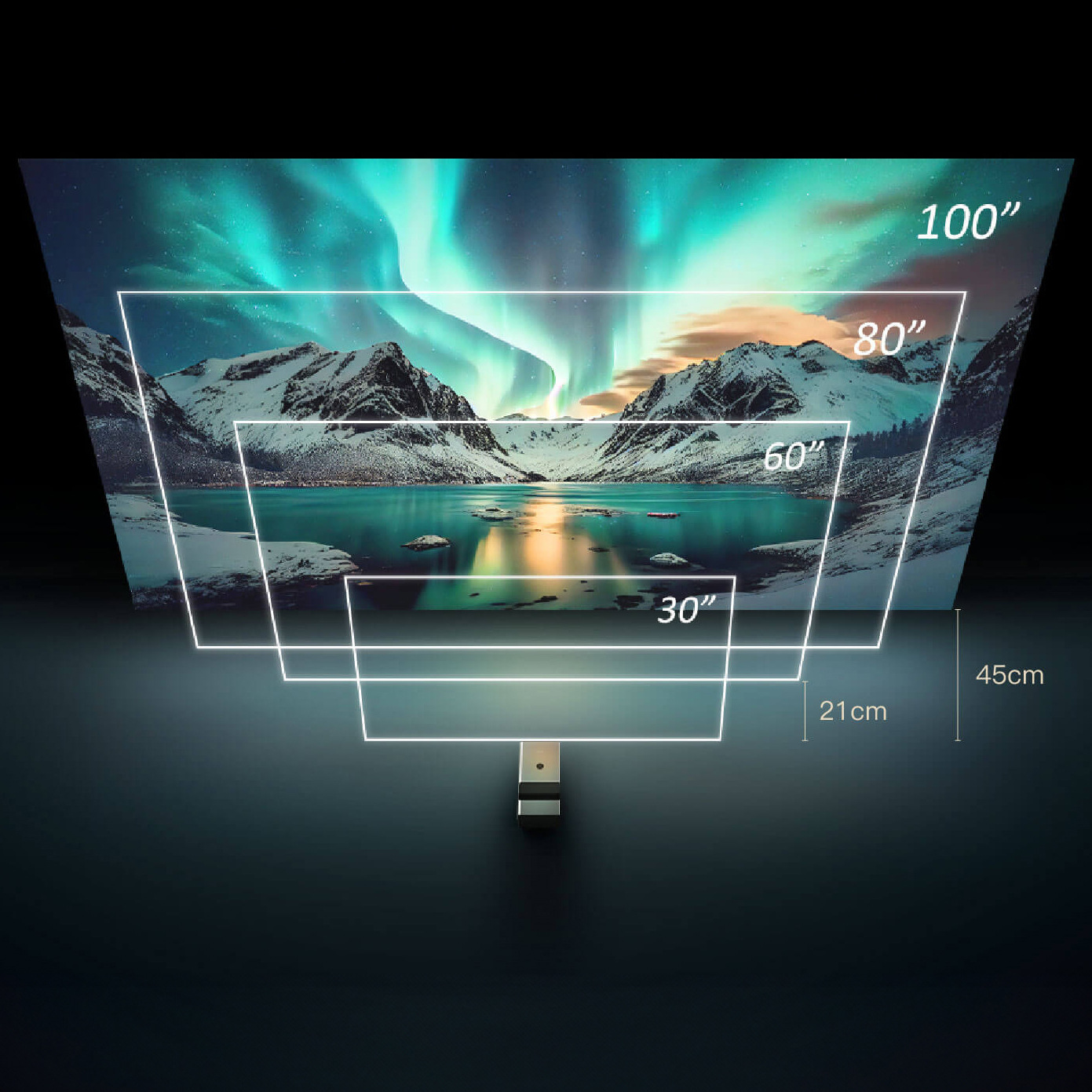 ZXY Lonnst L26 Przenośny Mini  – Home Cinema Ultra Short Throw Projector recenzja i cena
