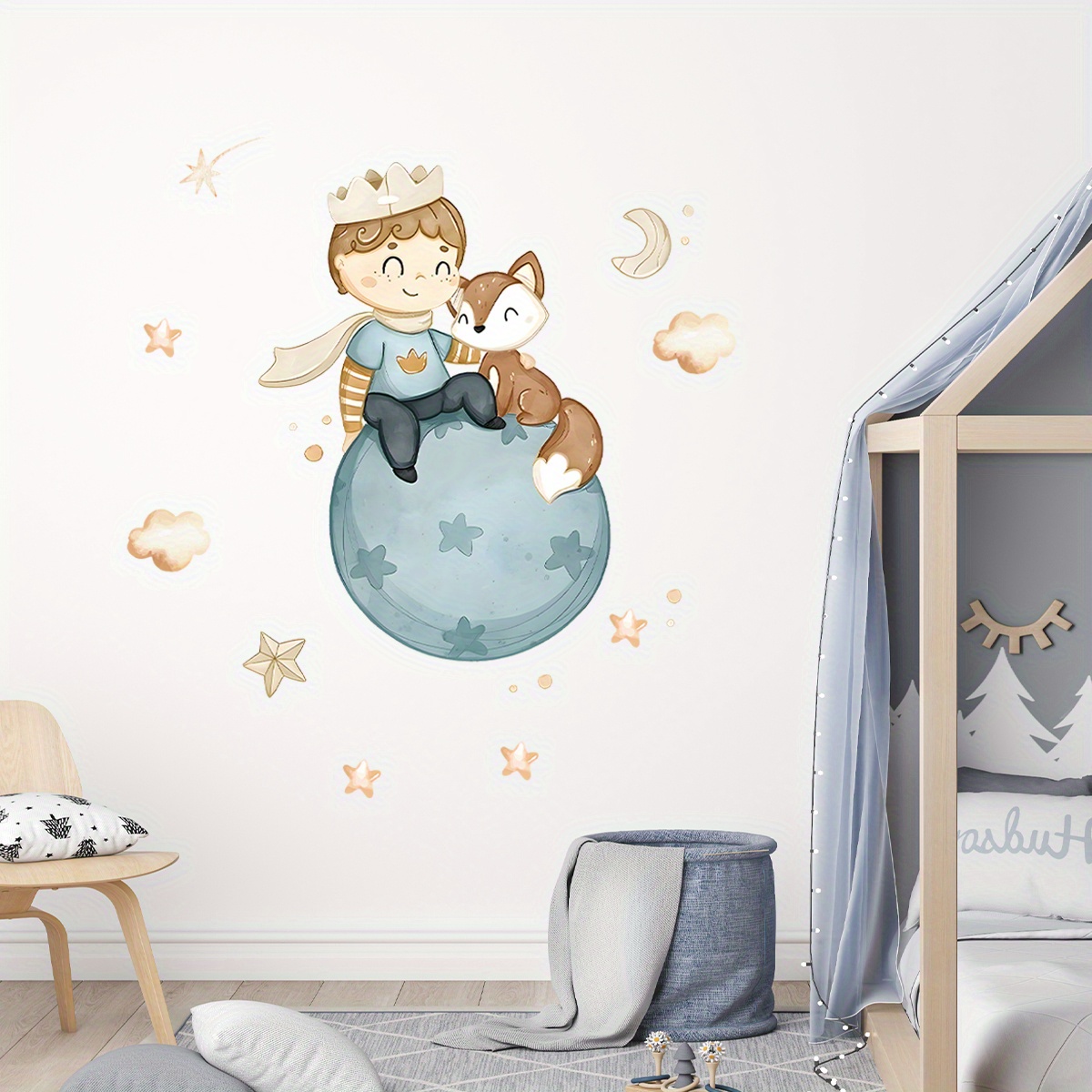 Cartoon Cute Prince Fox Balloo – Home Cinema Room recenzja i cena