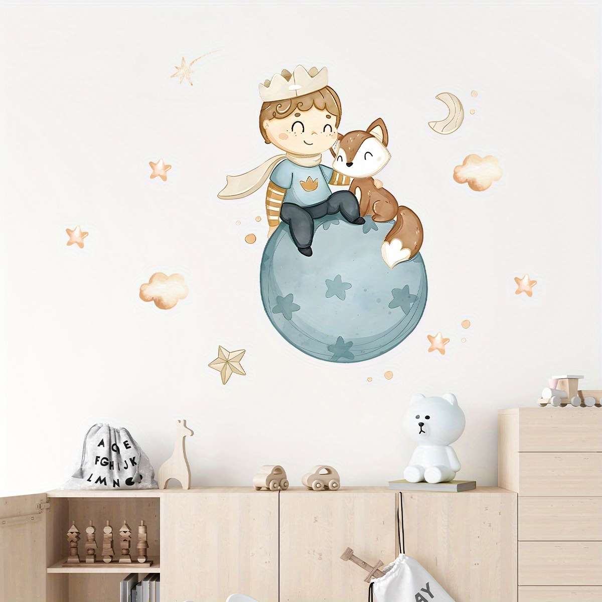 Cartoon Cute Prince Fox Balloo – Home Cinema Room recenzja i cena