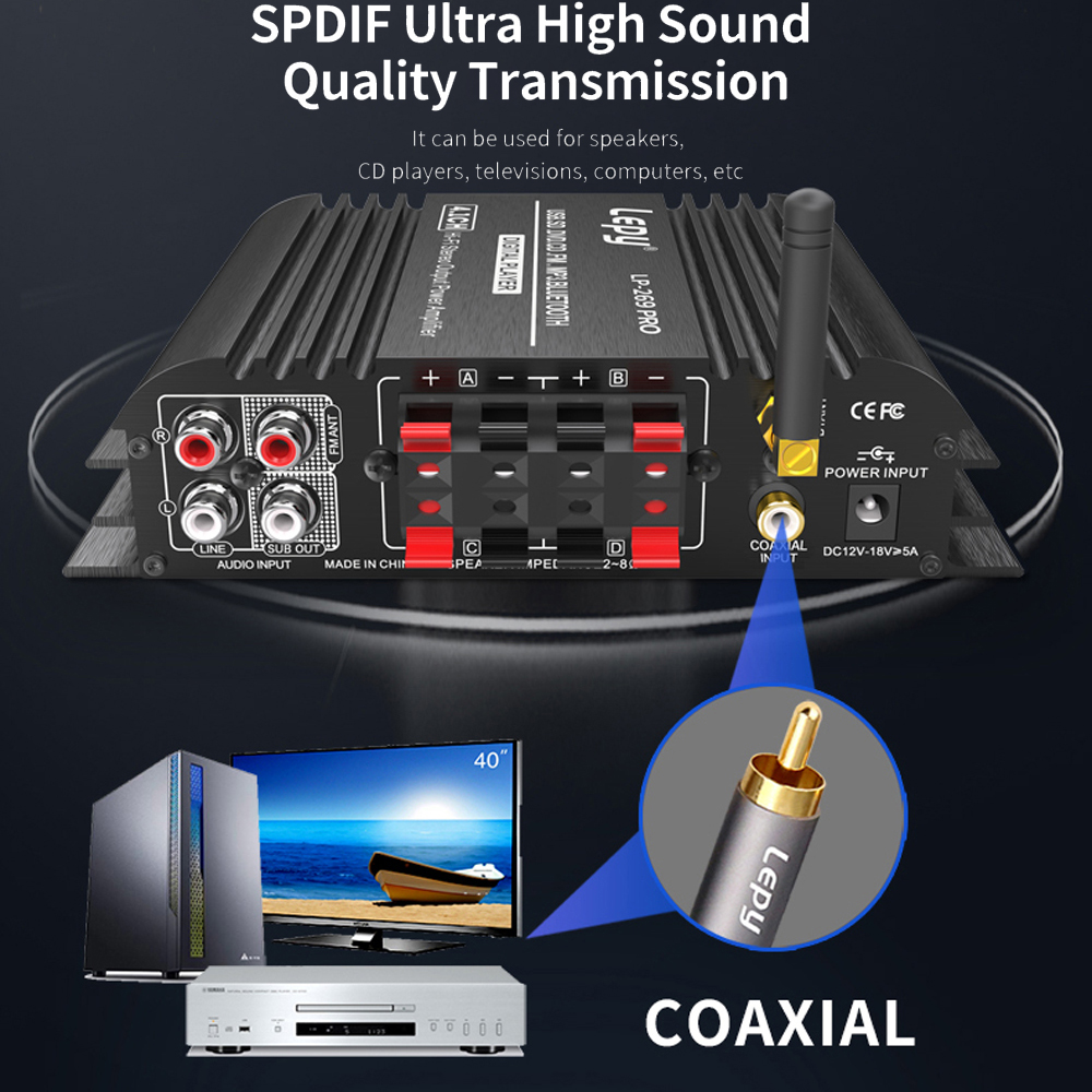 LEPY LP-269PRO 4.1-kanałowy wz – Home Cinema Audio System recenzja i cena