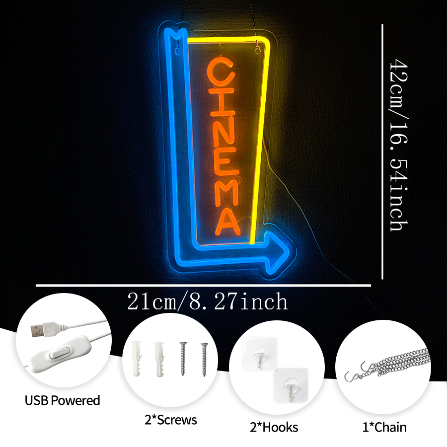 Neon LED w kształcie strzałki  – Home Cinema Guide recenzja i cena