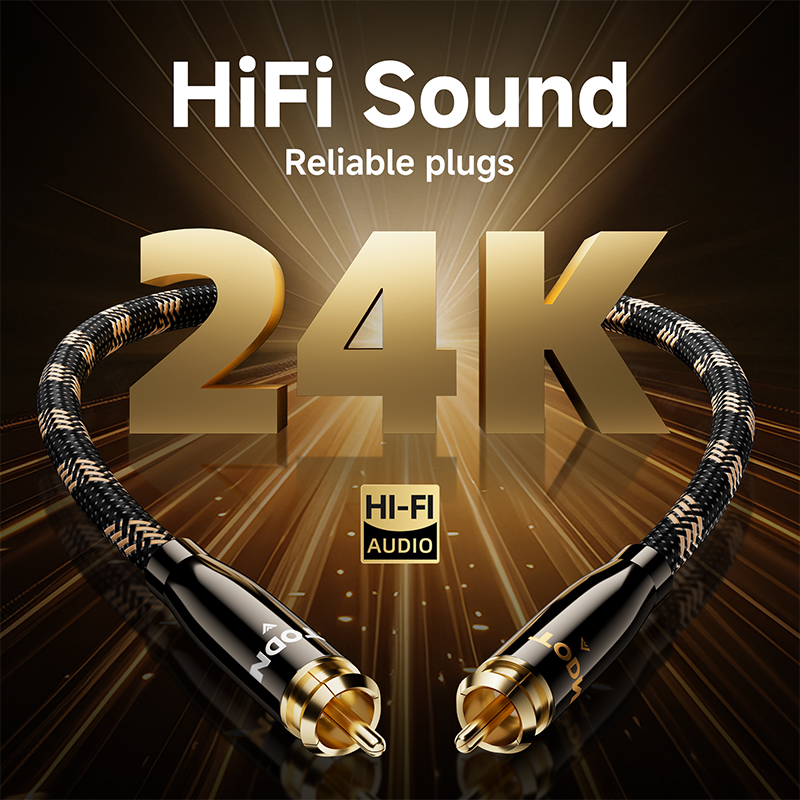 Кабель TODN RCA HiFi Стерео 3, – Genius Home Cinema recenzja i cena