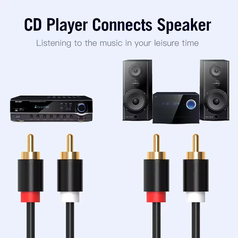 Kabel RCA Stereo HIFI 2RCA do  – Home Cinema Dvd recenzja i cena