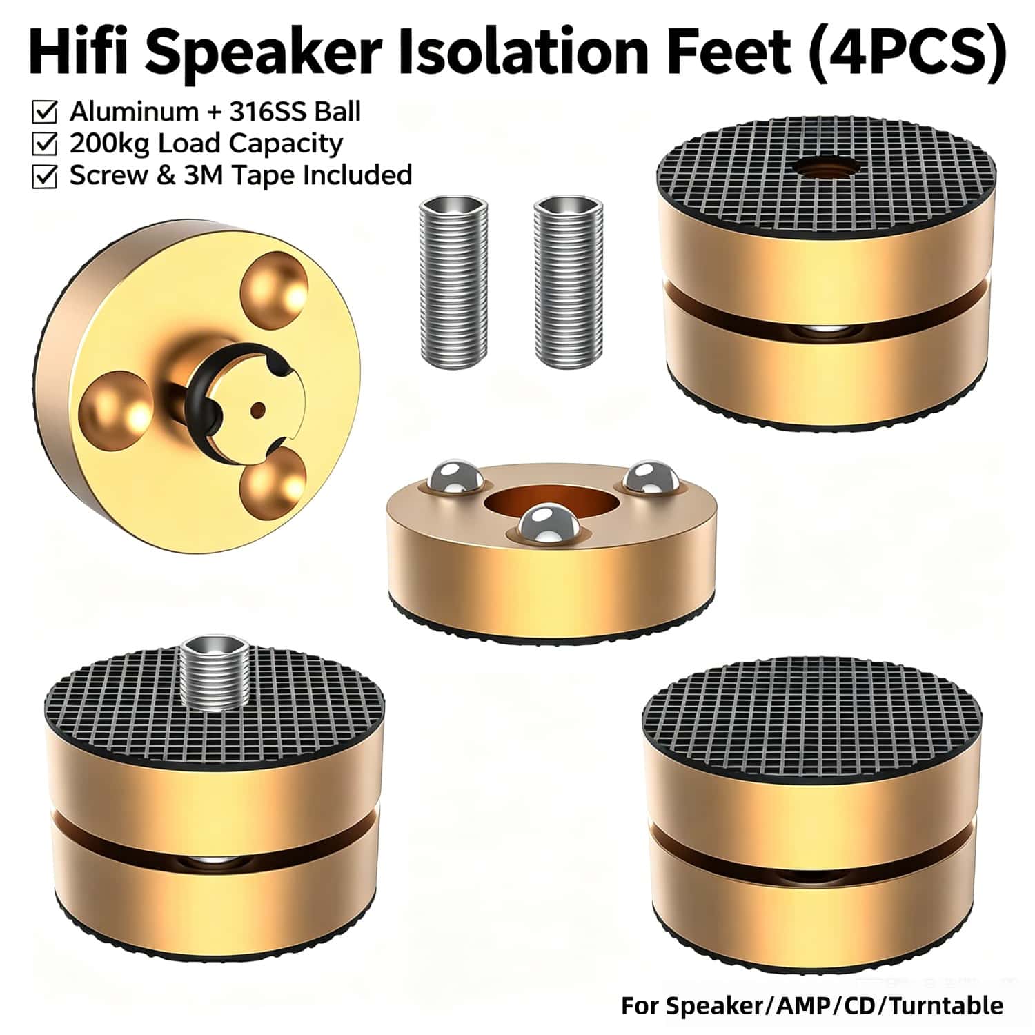 4 szt. Podkładki antywibracyjn – Home Cinema Hifi recenzja i cena
