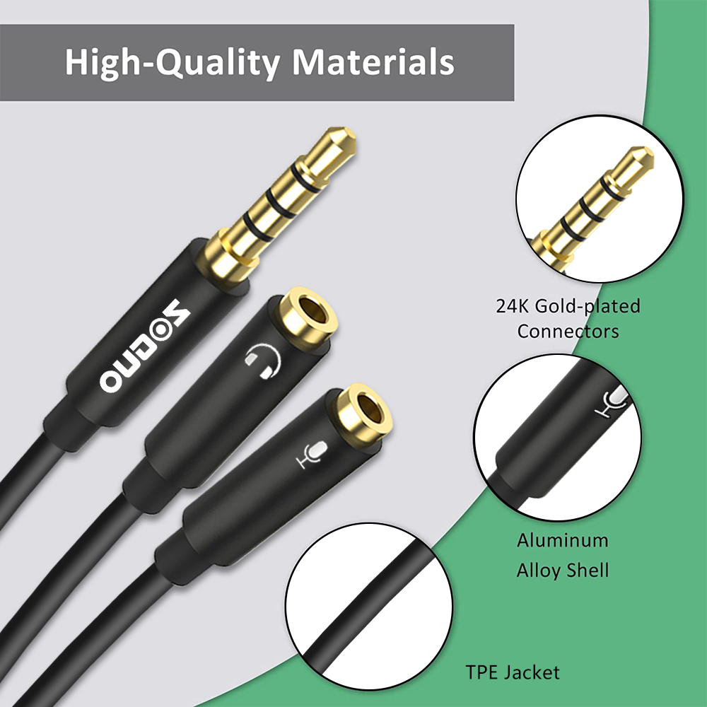 ZOGUO rozdzielacz Audio TRRS A – Home Cinema Headphones recenzja i cena