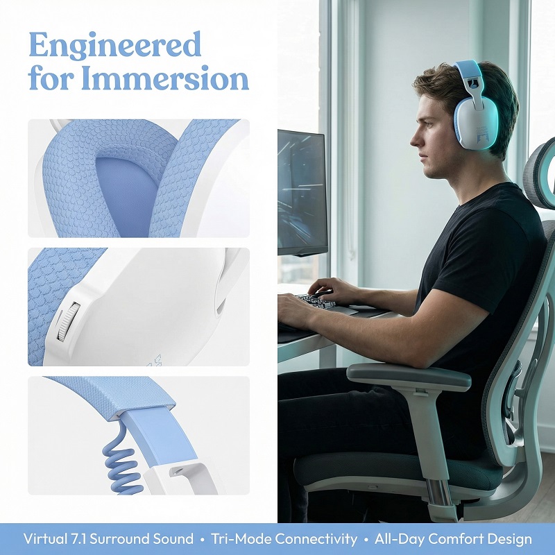 Słuchawki gamingowe Onikuma B2 – Home Cinema Headphones recenzja i cena