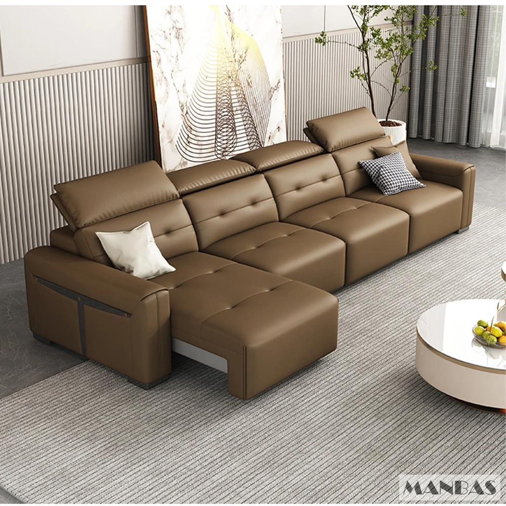 Elektryczna rozkładana sofa z  – Home Cinema Room recenzja i cena