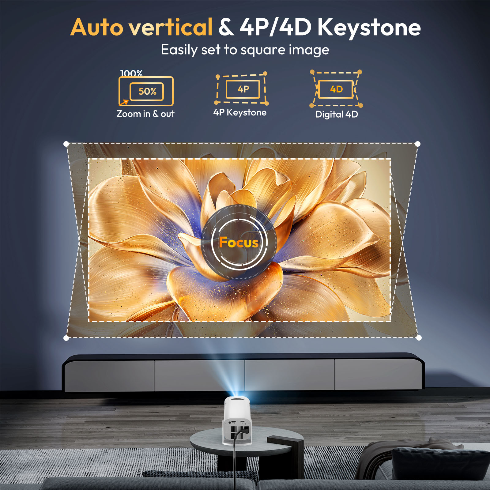 Projektor XGODY Gimbal 3 Pro 4 – Xiaomi Home Cinema recenzja i cena