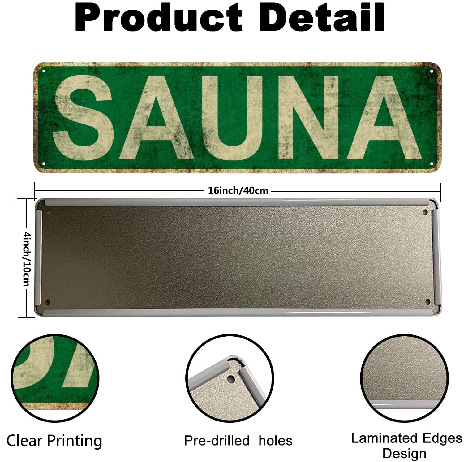 Sauna Slim Tin Sign Street Fun – Home Cinema Logo recenzja i cena
