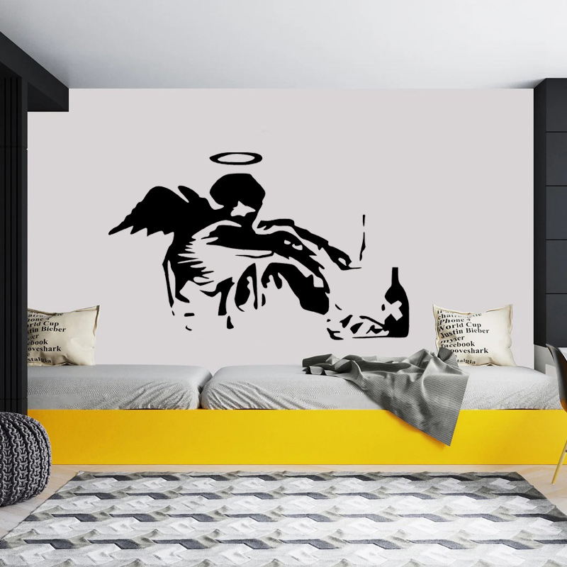 Banksy upadły anioł ściana z G – Home Cinema Room recenzja i cena