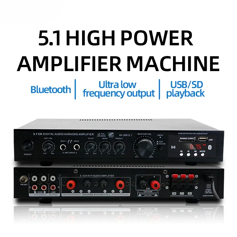 Wzmacniacz audio Bluetooth 5.1 – Home Cinema Audio System recenzja i cena