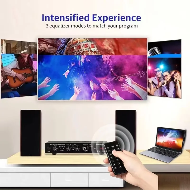 Wzmacniacz audio Bluetooth 5.1 – Home Cinema Audio System recenzja i cena